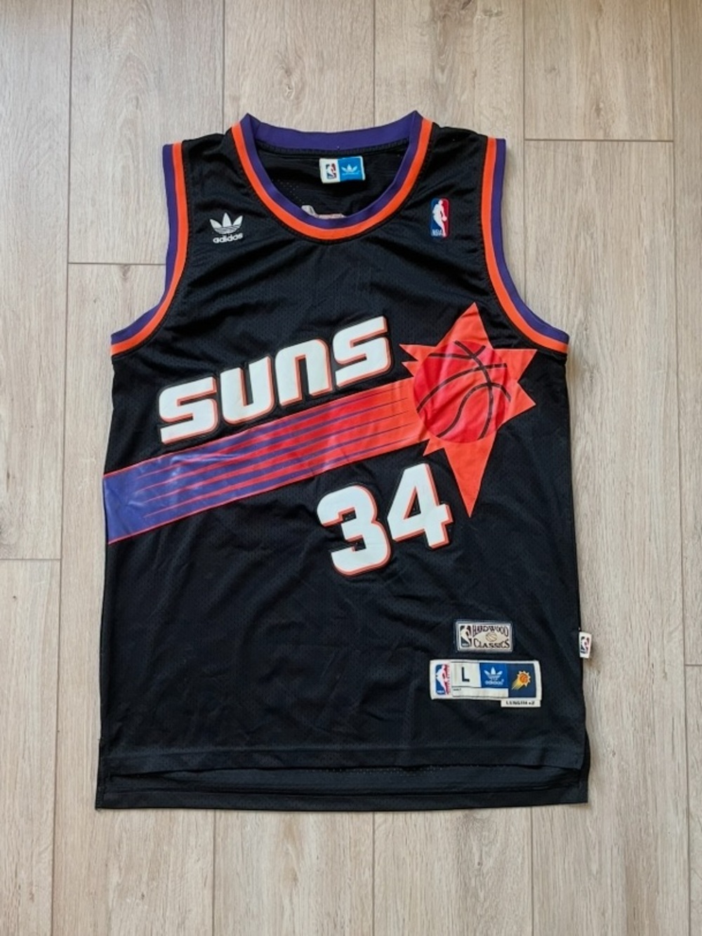 Adidas Phoenix Suns Charles Barkley Throwback Jersey, Retro 90’s NBA